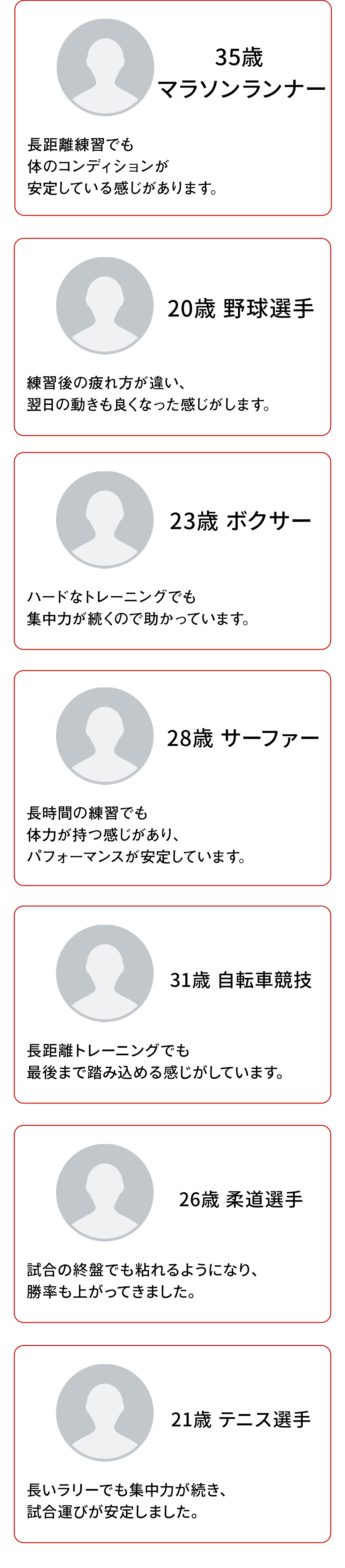 KATSUZO ご利用者様の声