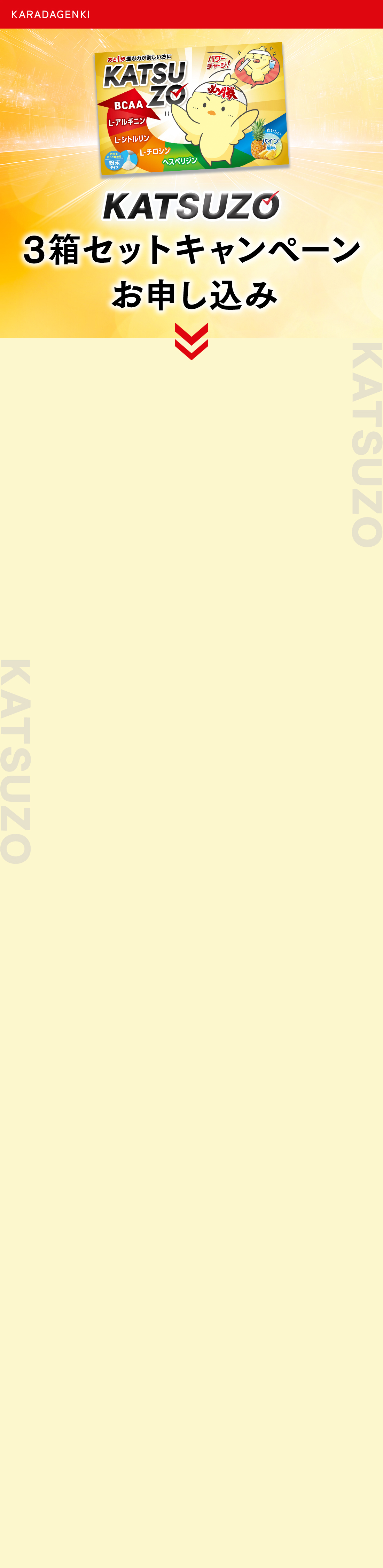 KATSUZO 3箱セットお申込みフォーム